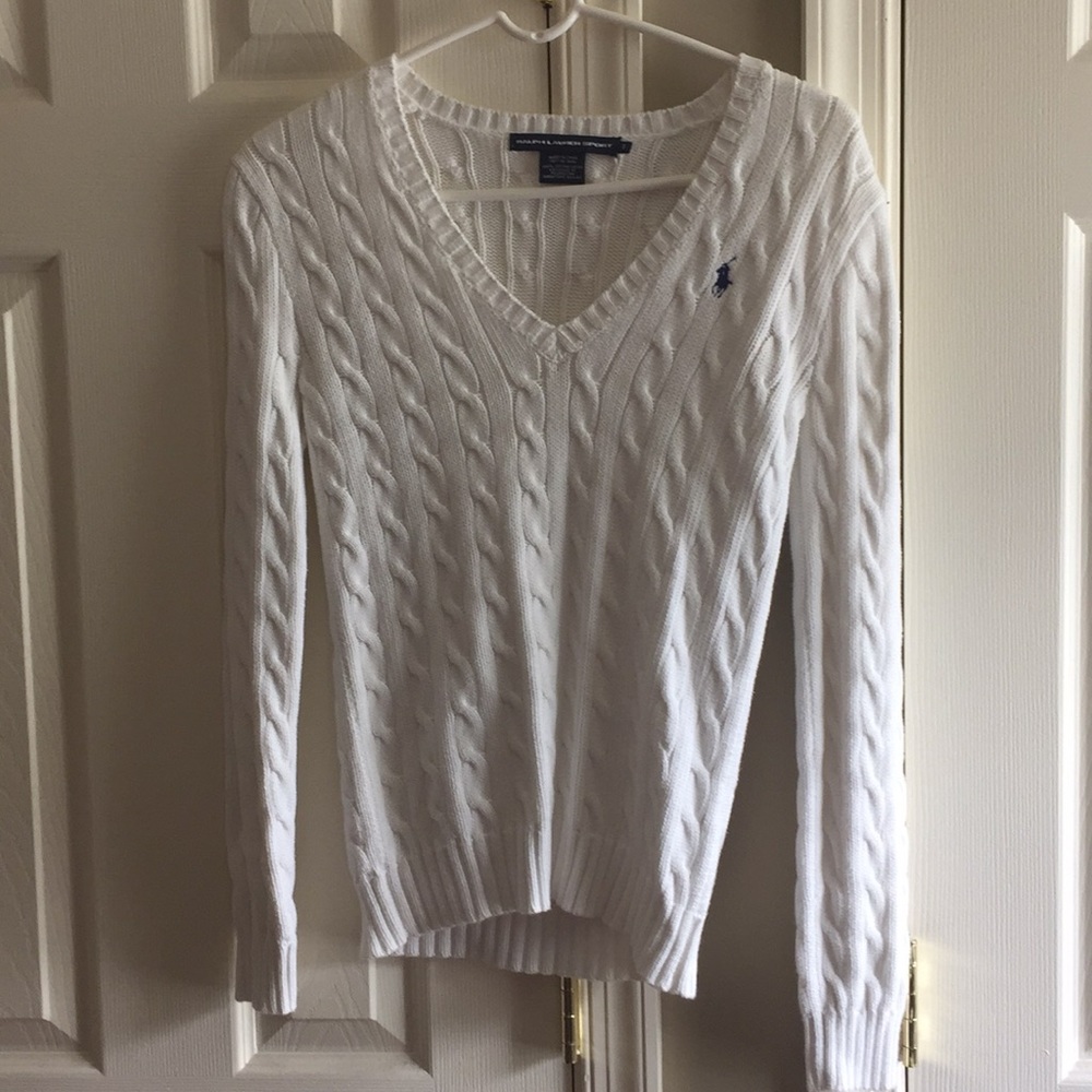Ralph Lauren cotton cable knit sweater